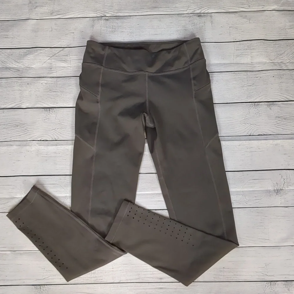 Athleta girl gray leggings size XL (14)